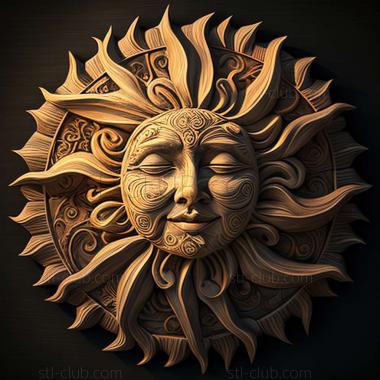 3D model Sun (STL)